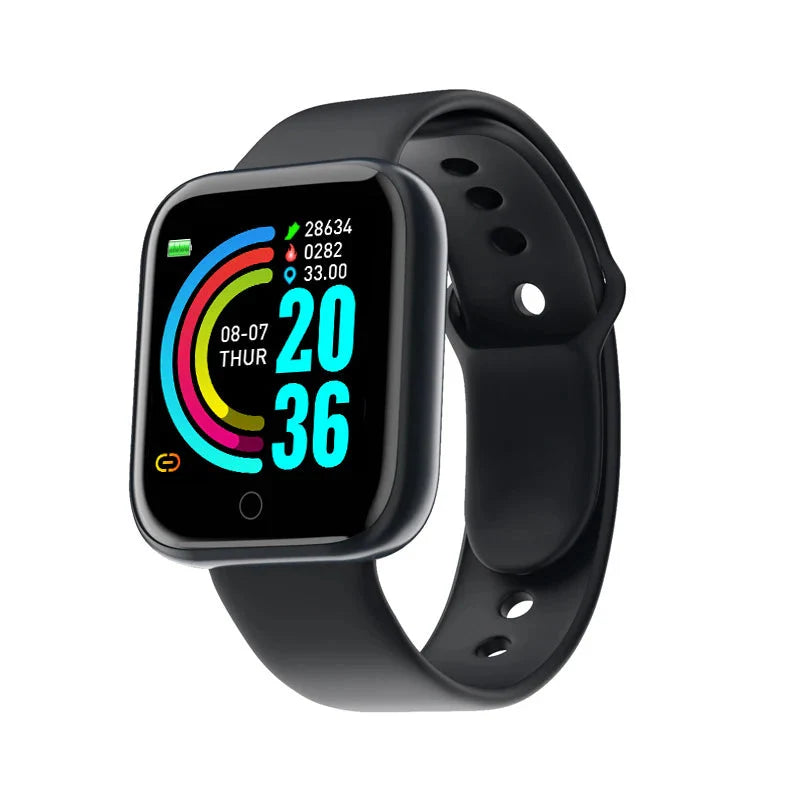 Revolutionize Your Fitness Journey with the Y68 Multifunctional Smart Watch: Bluetooth Connectivity, Music Control, and Sleep Monitoring for Men and Women
