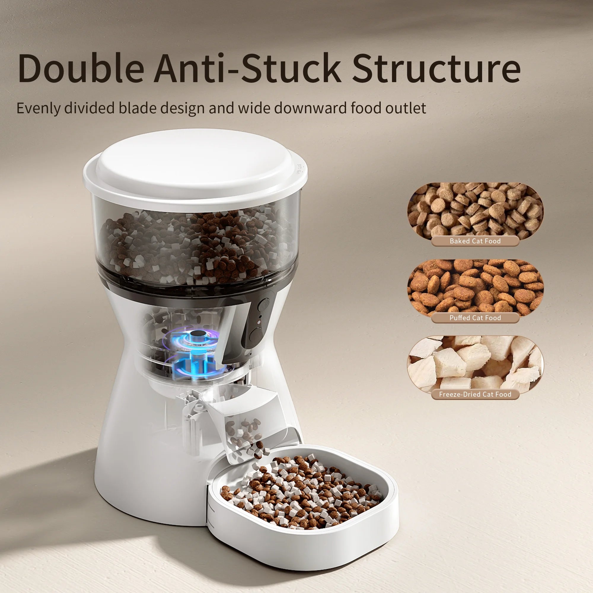 Revolutionary Automatic Cat and Dog Feeder with Smart App Control - 4L Capacity, Voice Recording, and Dual Power Support for Hassle-Free Pet Feeding